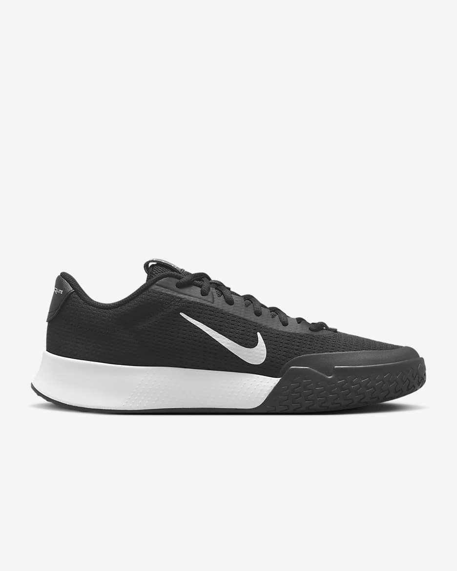 Men's court lite black tennis shoes best sale